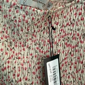 Beige Botanny Dress Floral Size M NWT